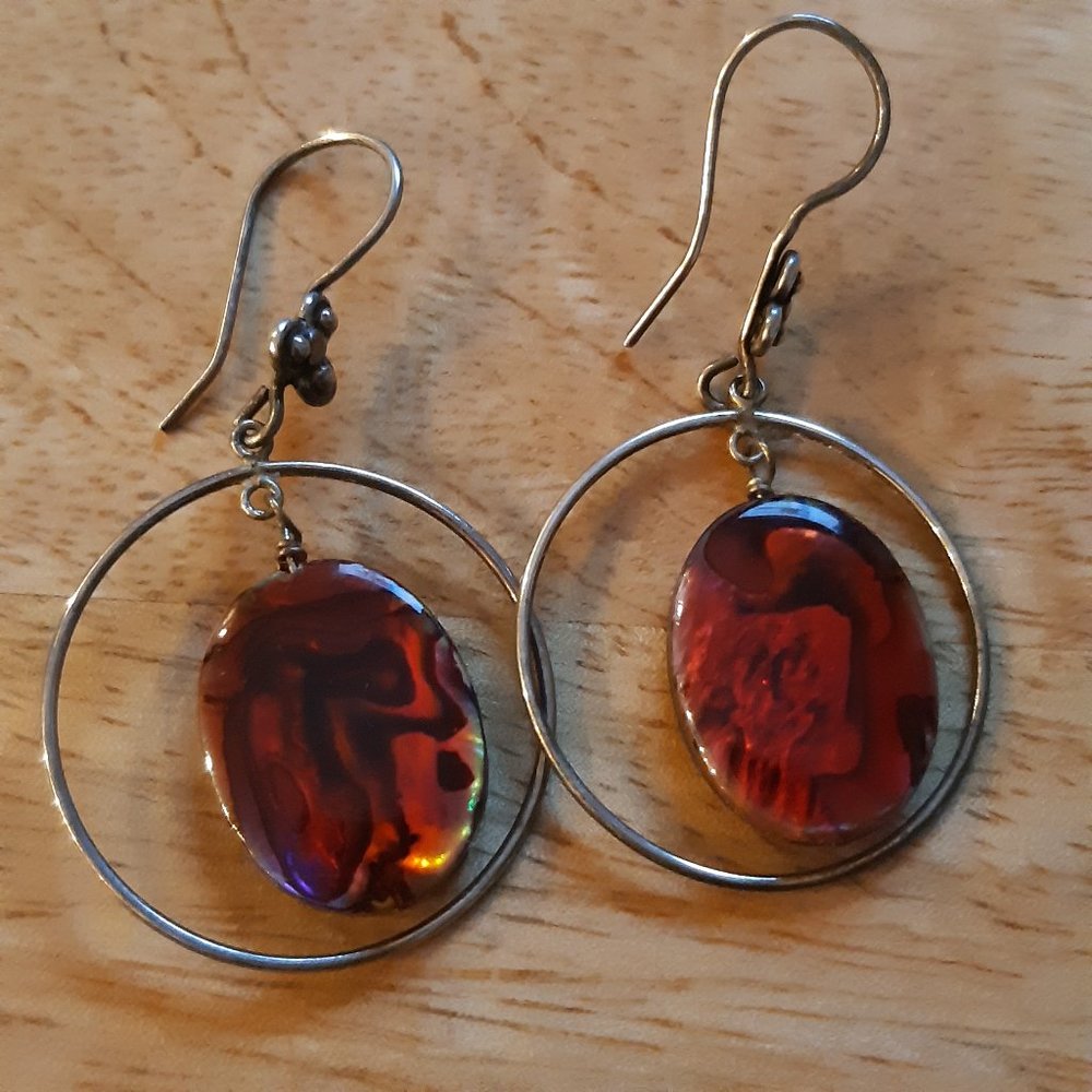 Red Stone Earrings